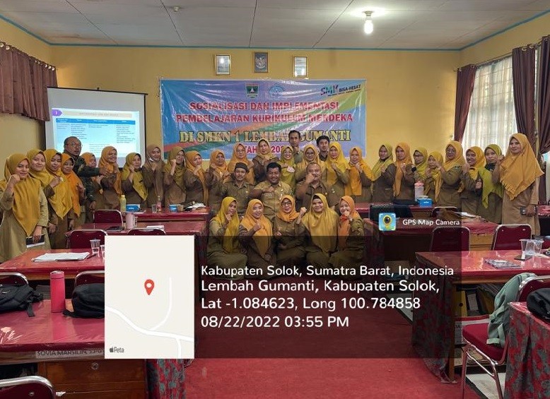 Sosialisasi Implementasi Kurikulum Merdeka SMKN 1 Lembah Gumanti Tahun 2022