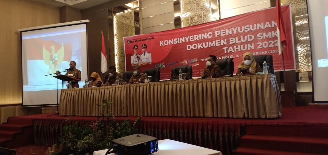 Konsinyering penyusunan dokumen BLUD SMK tahun 2022